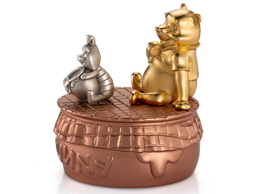 Winnie the Pooh (Gilt) Pewter Collectible Limited Edition Musical Carousel Gallery Image 3