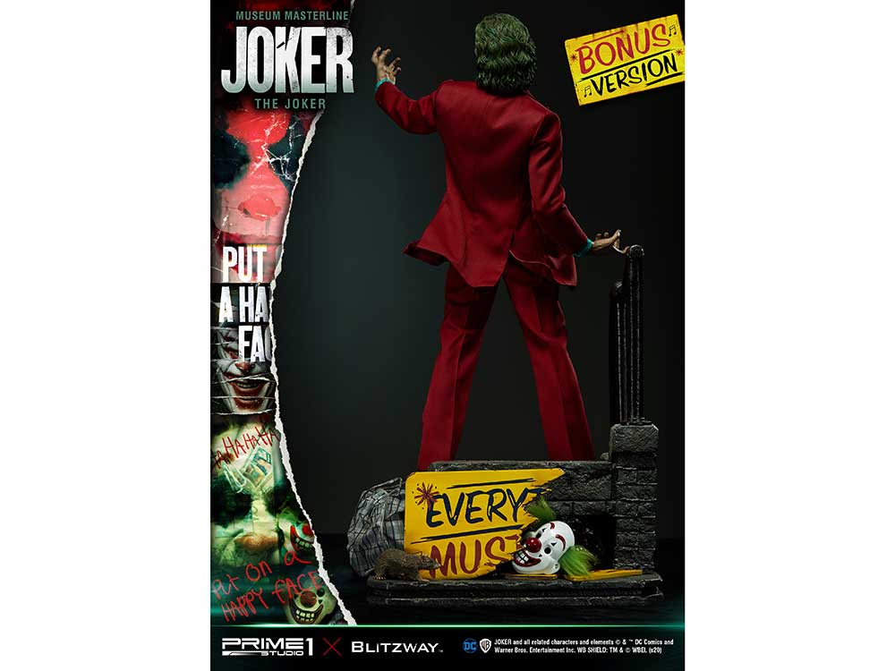Joker Museum Masterline The Joker (Bonus Ver.) 1/3 Scale Statue Gallery Image 12