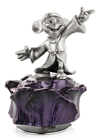 Fantasia Sorcerer Mickey Pewter Collectible Musical Carousel Gallery Image 2