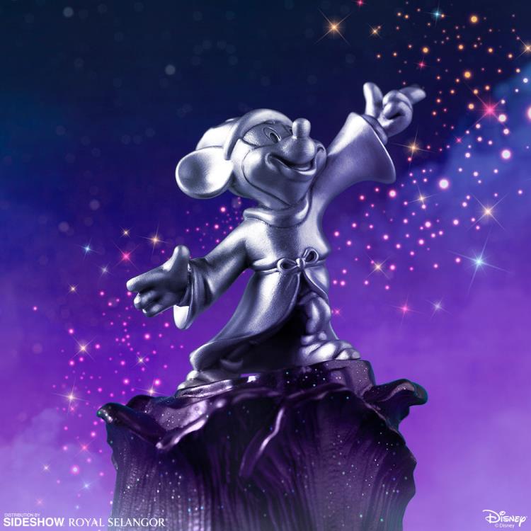 Fantasia Sorcerer Mickey Pewter Collectible Musical Carousel Gallery Image 10