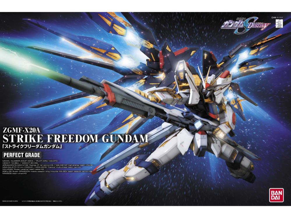 Mobile Suit Gundam SEED Destiny PG Strike Freedom Gundam 1/60 Scale Model Kit Gallery Image 12