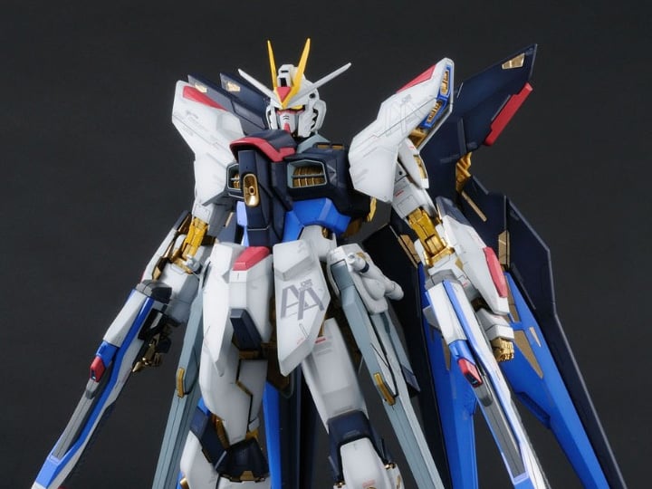 Mobile Suit Gundam SEED Destiny PG Strike Freedom Gundam 1/60 Scale Model Kit Gallery Image 1