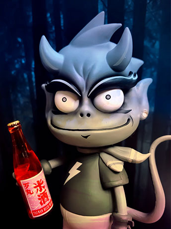 Urban Devil Grayscale Variant Limited Edition Action Figure Gallery Image 2
