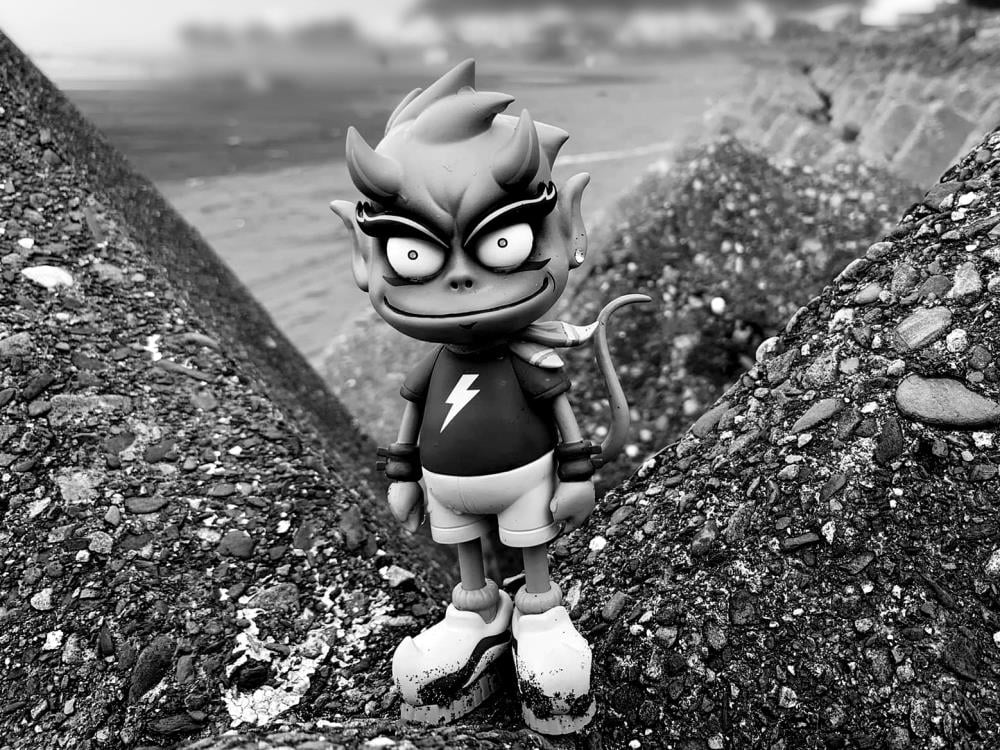 Urban Devil Grayscale Variant Limited Edition Action Figure Gallery Image 8
