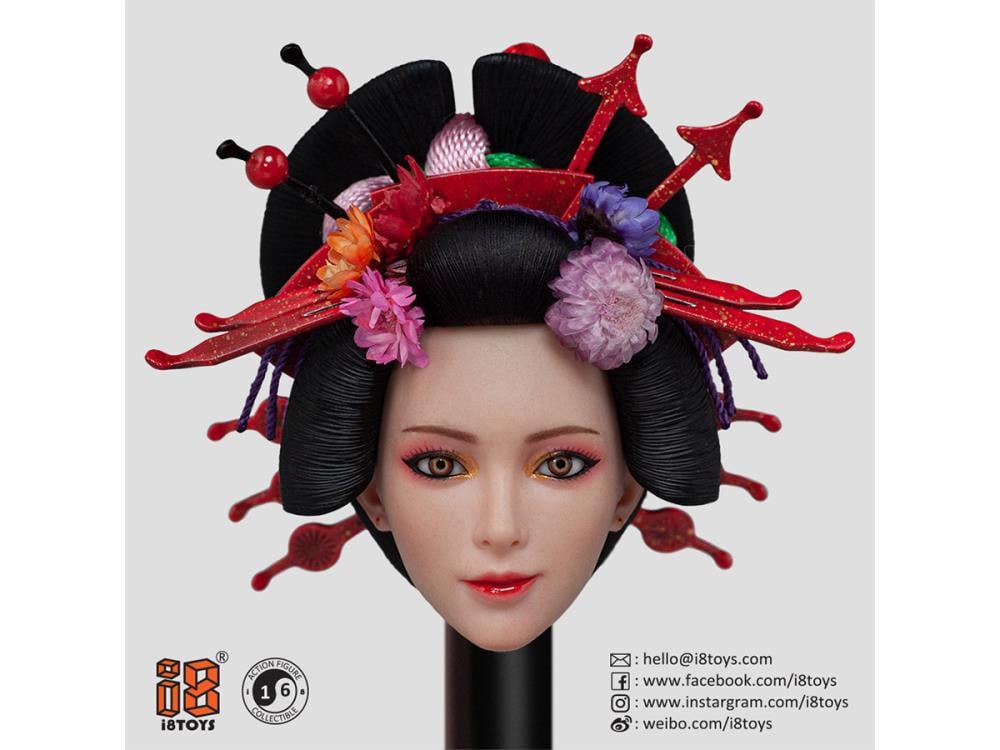Oiran Ichiya (Purple Furisode) 1/6 Scale Accessory Set Gallery Image 5