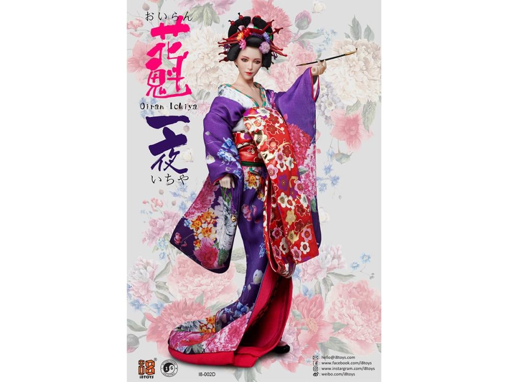 Oiran Ichiya (Purple Furisode) 1/6 Scale Accessory Set Gallery Image 4