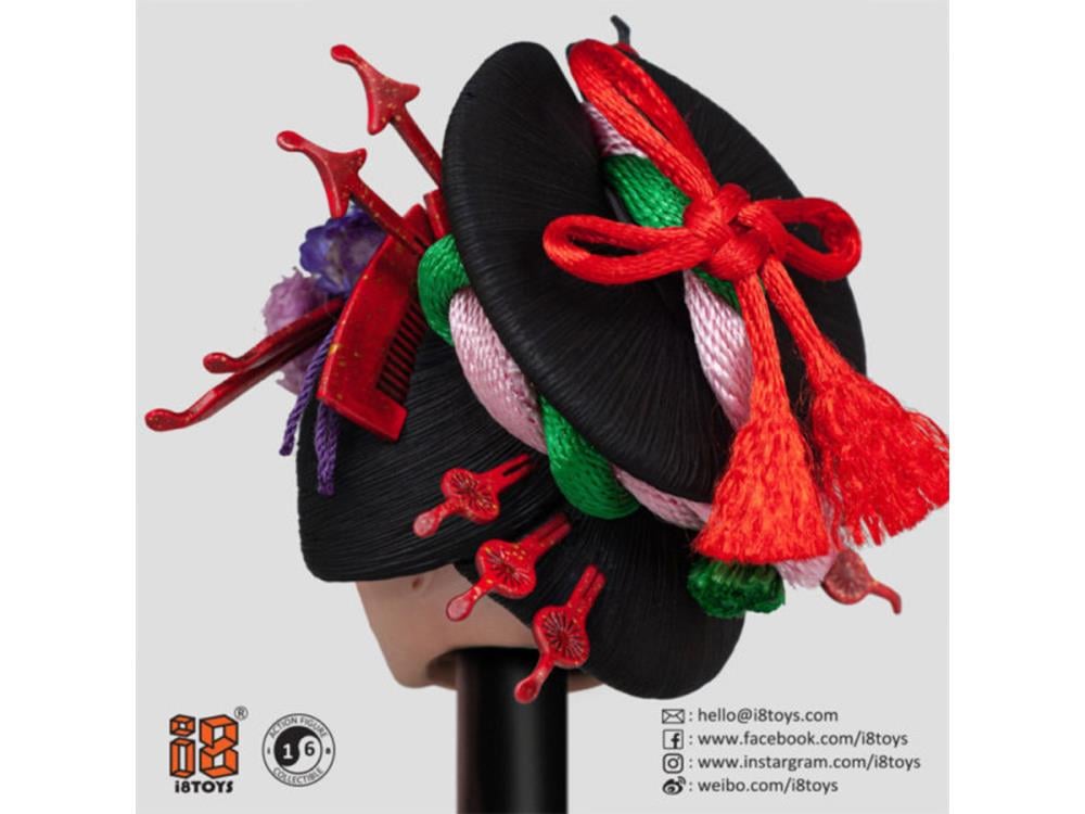Oiran Ichiya (Purple Furisode) 1/6 Scale Accessory Set Gallery Image 7