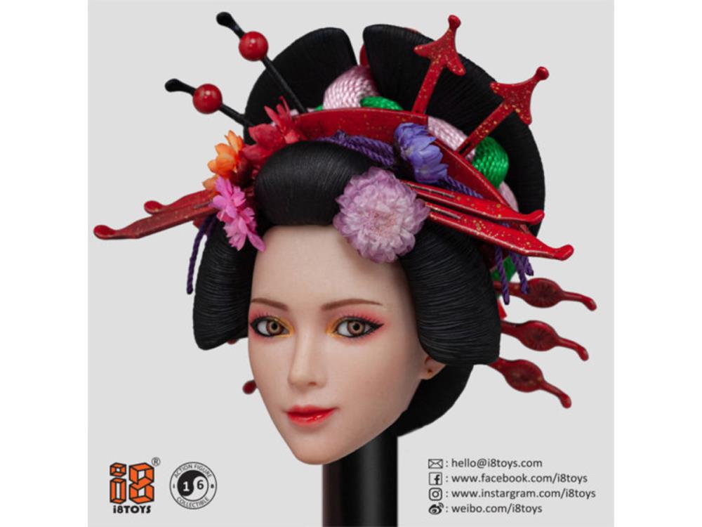 Oiran Ichiya (Purple Furisode) 1/6 Scale Accessory Set Gallery Image 6