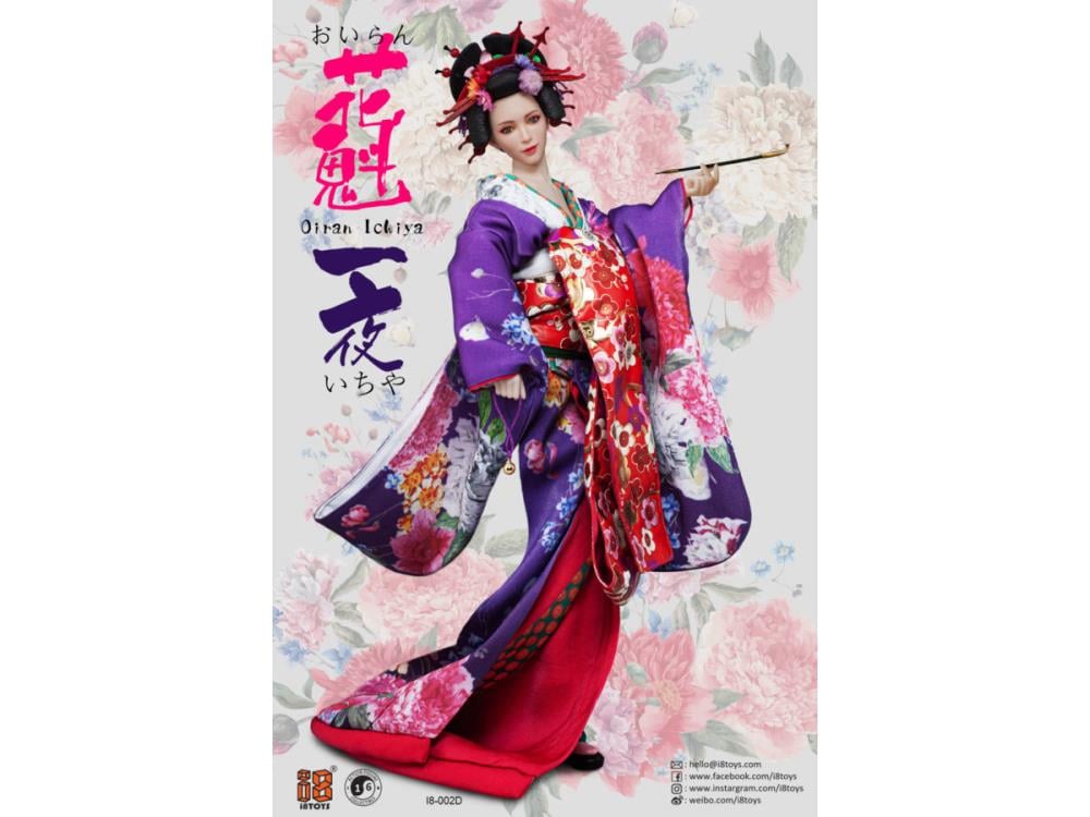 Oiran Ichiya (Purple Furisode) 1/6 Scale Accessory Set Gallery Image 3