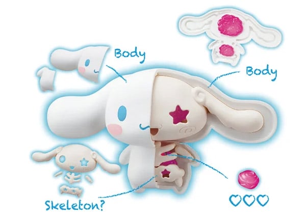 Sanrio Kaitai Fantasy Sanrio Characters Set of 4 3D Puzzles Gallery Image 5