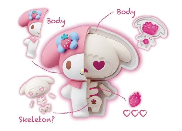 Sanrio Kaitai Fantasy Sanrio Characters Set of 4 3D Puzzles Gallery Image 11