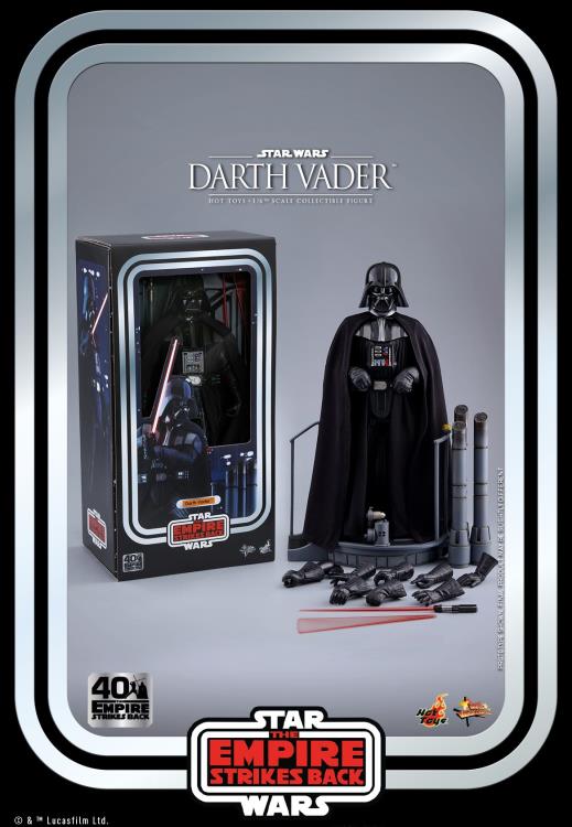 Star Wars: The Empire Strikes Back 40th Anniversary MMS572 Darth Vader 1/6 Scale Collectible Figure Gallery Image 16