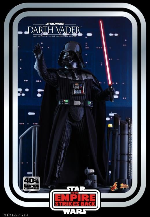 Star Wars: The Empire Strikes Back 40th Anniversary MMS572 Darth Vader 1/6 Scale Collectible Figure Gallery Image 4