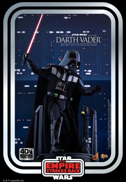 Star Wars: The Empire Strikes Back 40th Anniversary MMS572 Darth Vader 1/6 Scale Collectible Figure Gallery Image 10