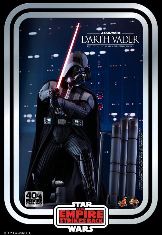 Star Wars: The Empire Strikes Back 40th Anniversary MMS572 Darth Vader 1/6 Scale Collectible Figure Gallery Image 8