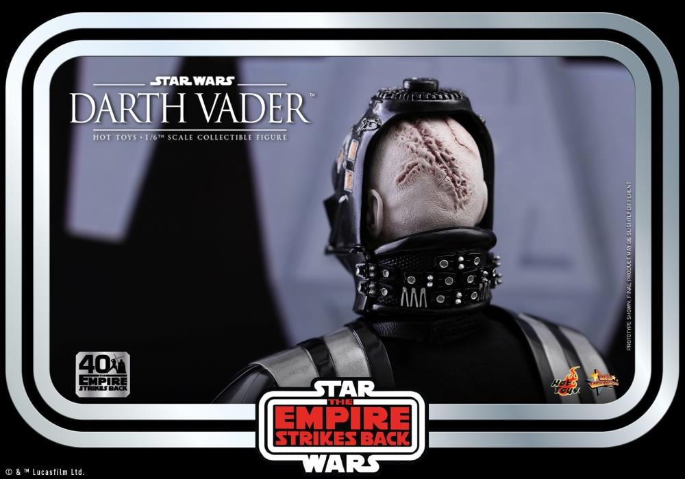 Star Wars: The Empire Strikes Back 40th Anniversary MMS572 Darth Vader 1/6 Scale Collectible Figure Gallery Image 15