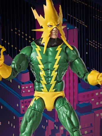 Spider-Man Marvel Legends Retro Collection Marvel's Electro Action Figure Gallery Image 2