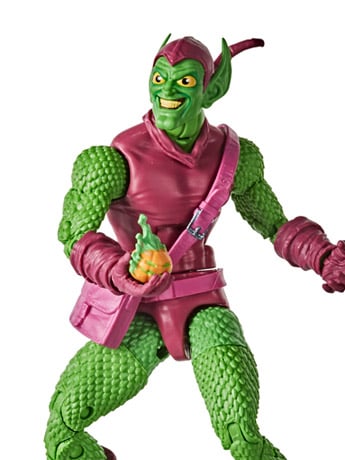 Spider-Man Marvel Legends Retro Collection Green Goblin Action Figure Gallery Image 2