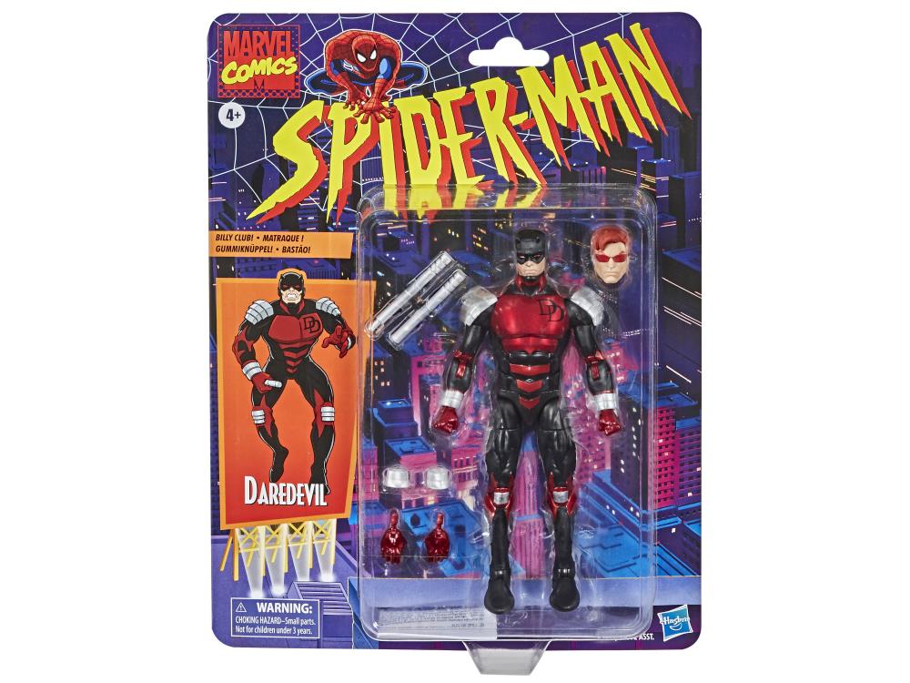 Spider-Man Marvel Legends Retro Collection Daredevil Action Figure Gallery Image 4