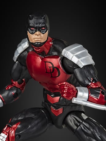 Spider-Man Marvel Legends Retro Collection Daredevil Action Figure Gallery Image 2