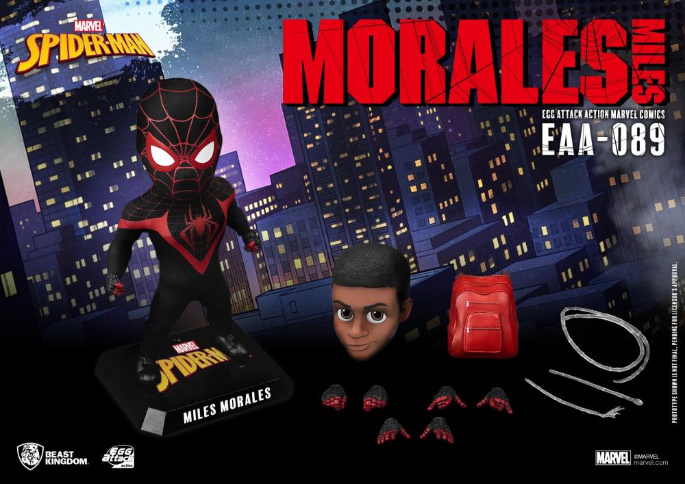 Marvel Egg Attack Action EAA-089 Spider-Man (Miles Morales) Gallery Image 10