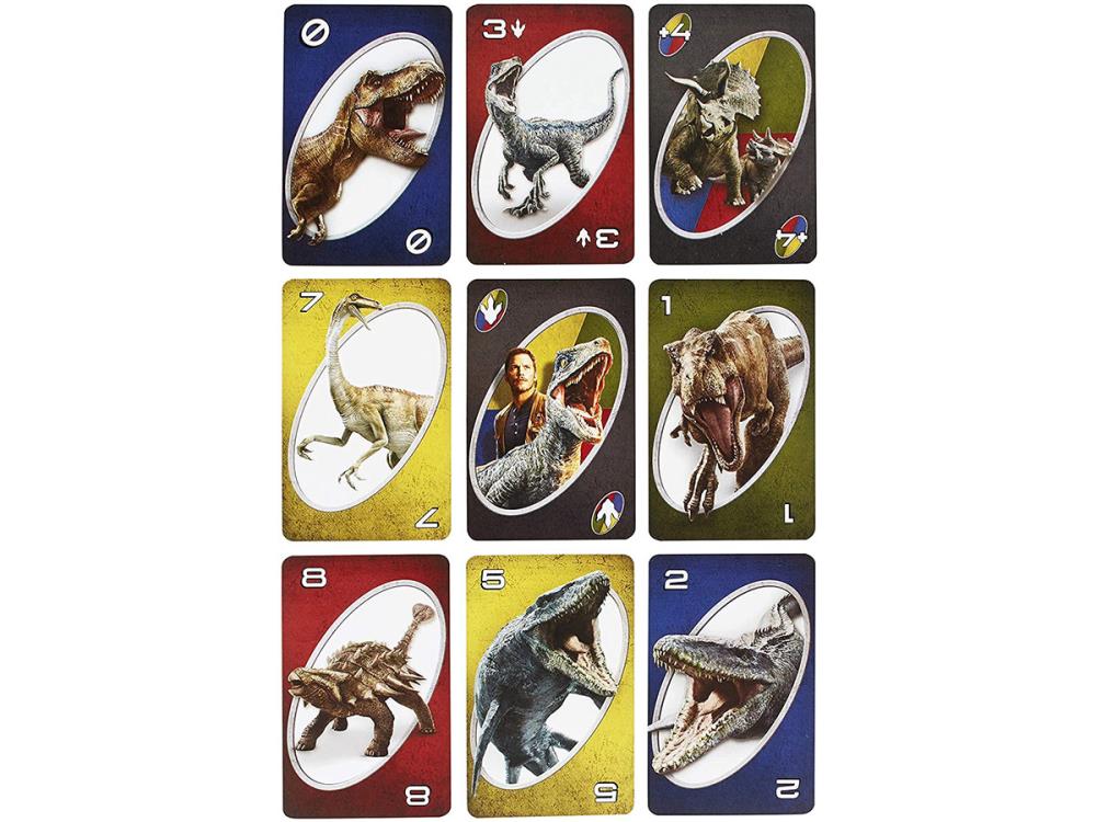 Jurassic World UNO Card Game Gallery Image 4