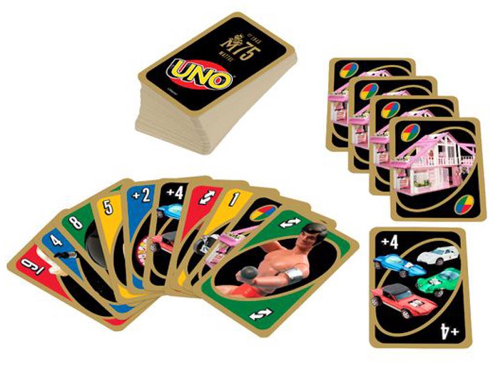 Mattel 75th Anniversary UNO Card Game Gallery Image 3