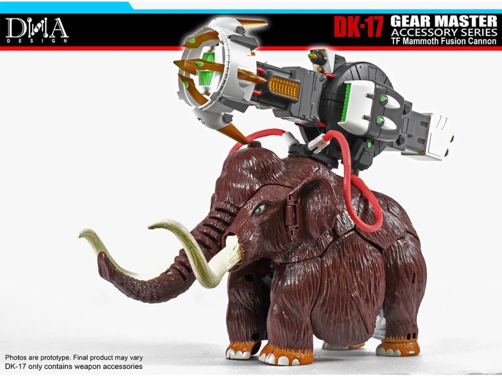 DK-17 Gear Master Accessory Series Mammoth Fusion Cannon (With Bonus) Gallery Image 5