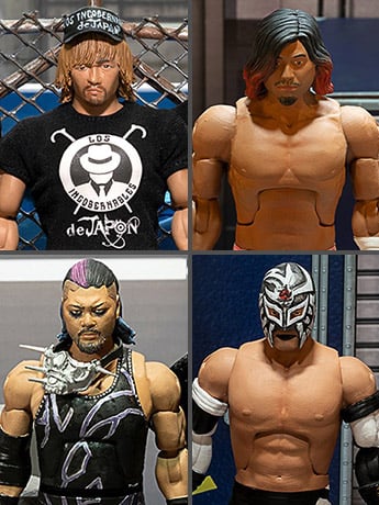 New Japan Pro-Wrestling ULTIMATES! Wave 2 Set of 4 Figures