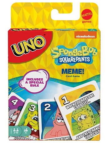 SpongeBob SquarePants Meme UNO Card Game Gallery Image 2