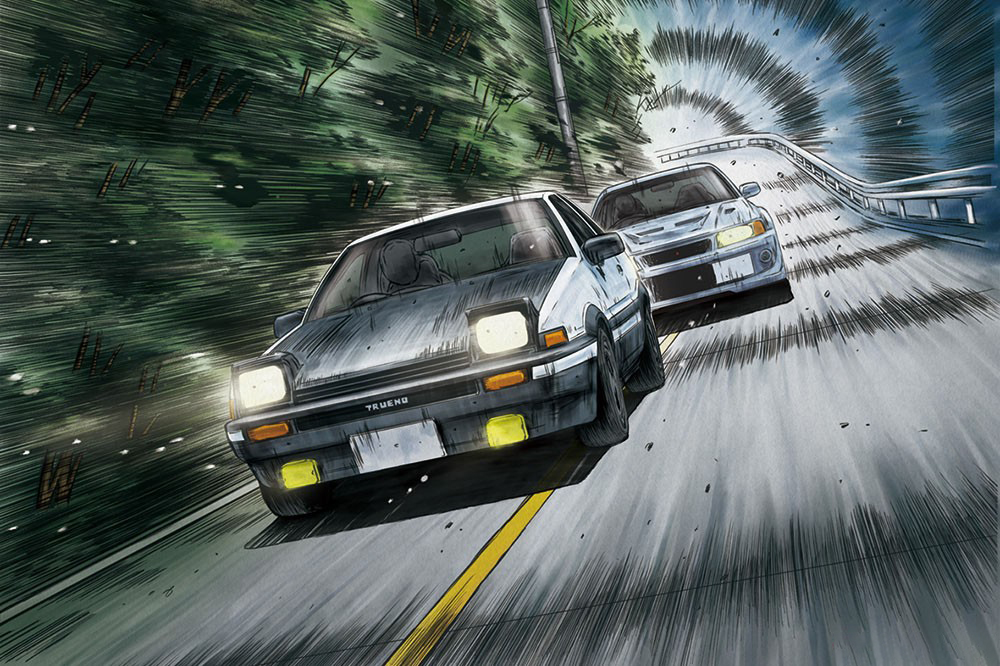 Initial D Takumi Fujiwara's AE86 Trueno (Project D Ver.) 1/24 Scale Model Kit & Figure Gallery Image 6