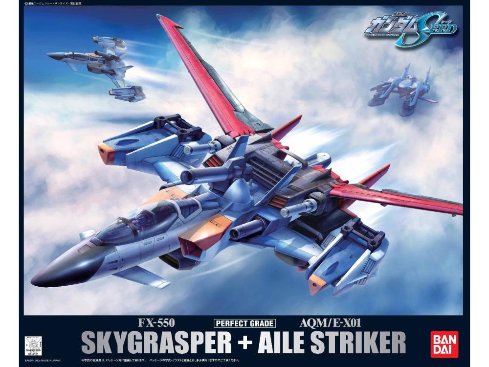 Mobile Suit Gundam SEED PG Skygrasper + Aile Striker 1/60 Scale Model Kit Gallery Image 7