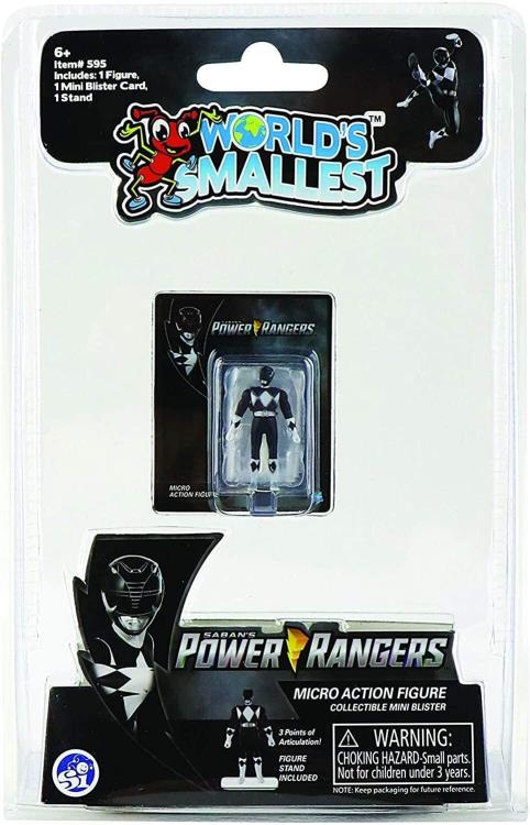 Mighty Morphin Power Rangers World’s Smallest Set of 6 Micro Action Figures Gallery Image 4