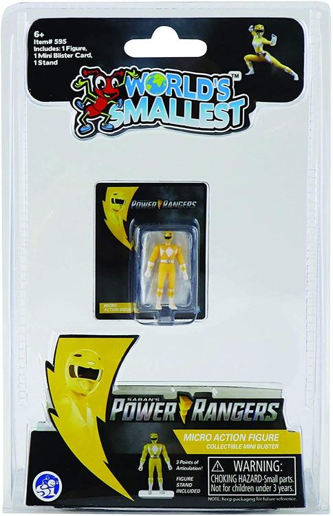 Mighty Morphin Power Rangers World’s Smallest Set of 6 Micro Action Figures Gallery Image 16