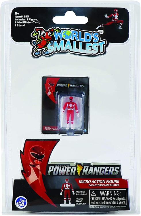 Mighty Morphin Power Rangers World’s Smallest Set of 6 Micro Action Figures Gallery Image 6