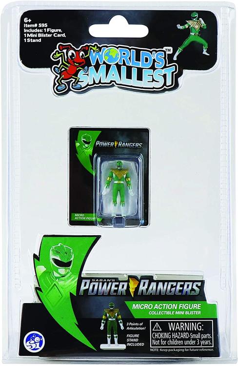 Mighty Morphin Power Rangers World’s Smallest Set of 6 Micro Action Figures Gallery Image 8