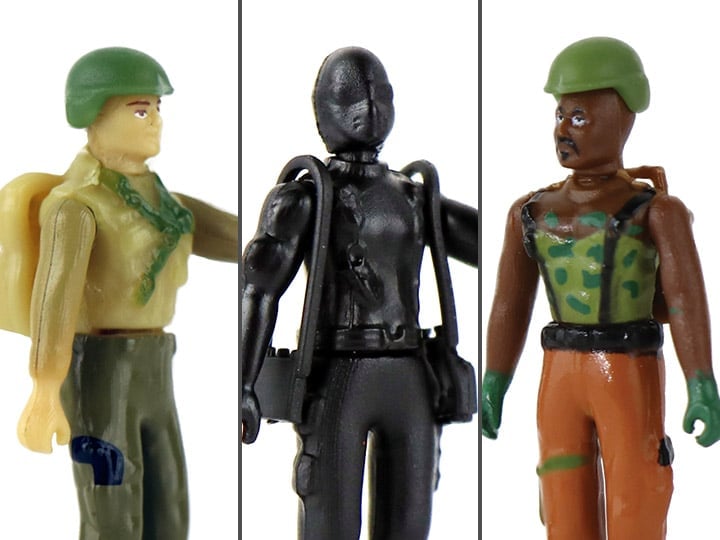 G.I. Joe vs Cobra World’s Smallest Set of 3 Micro Action Figures Gallery Image 1