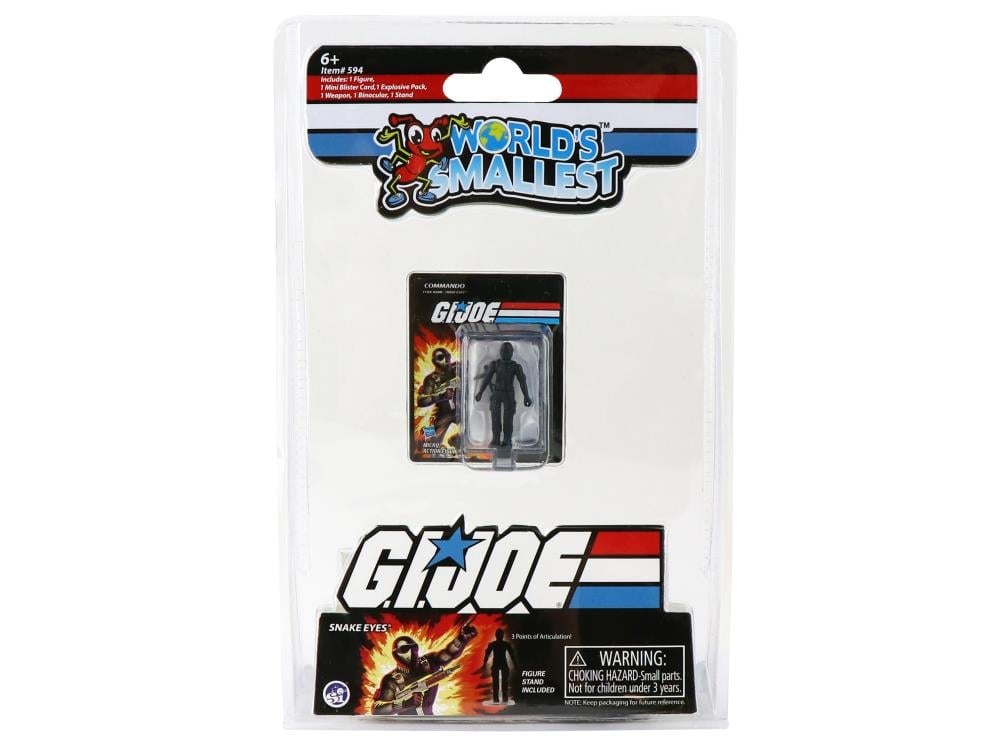 G.I. Joe vs Cobra World’s Smallest Set of 3 Micro Action Figures Gallery Image 12