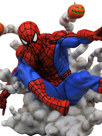 Marvel Gallery Pumpkin Bomb Spider-Man Figure Diorama Gallery Image 2