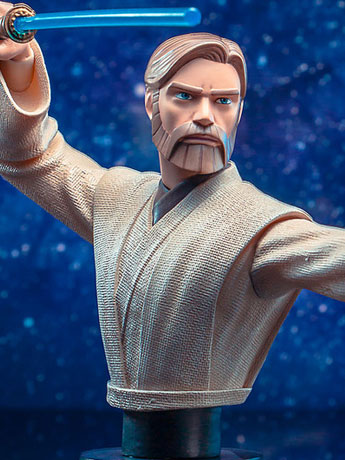 Star Wars: The Clone Wars Obi-Wan 1/7 Scale Bust Gallery Image 2