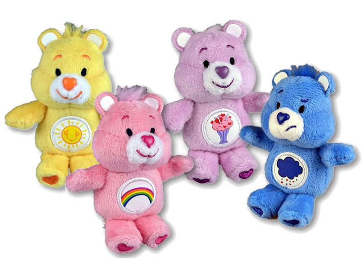 World's Smallest Care Bears Series 1 Set of 4 Plush Gallery Image 1