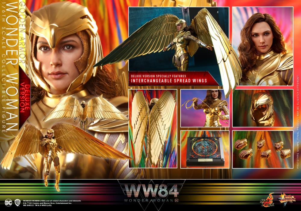 Wonder Woman 1984 MMS578 Golden Armor Wonder Woman (Deluxe Ver.) 1/6th Scale Collectible Figure Gallery Image 16