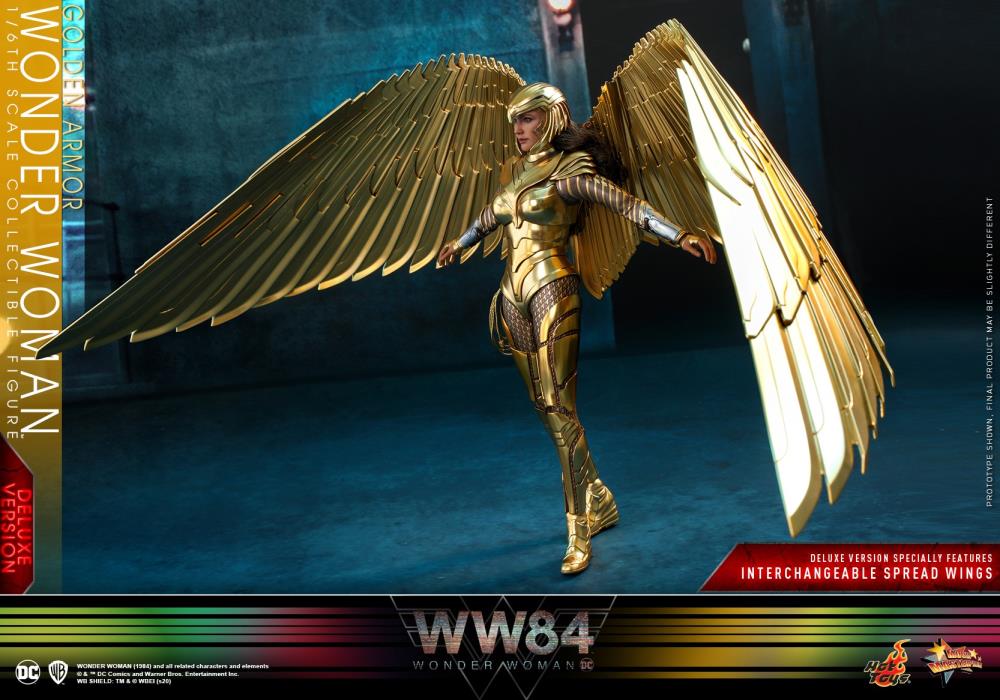 Wonder Woman 1984 MMS578 Golden Armor Wonder Woman (Deluxe Ver.) 1/6th Scale Collectible Figure Gallery Image 8