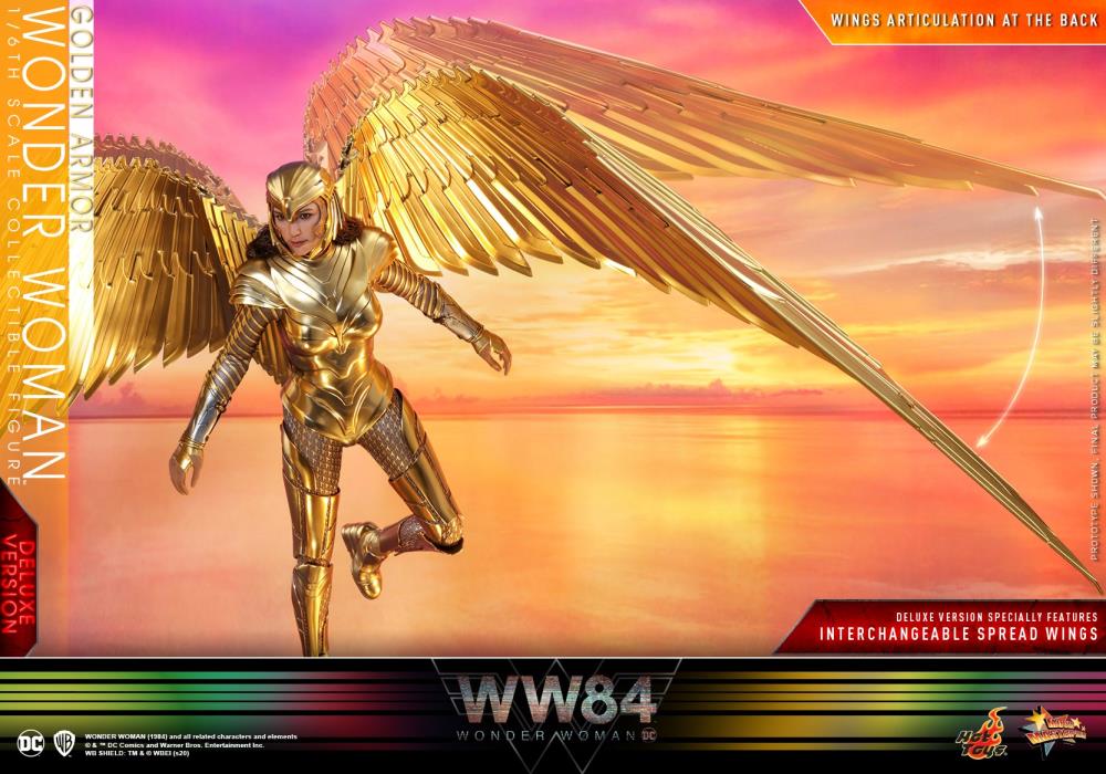 Wonder Woman 1984 MMS578 Golden Armor Wonder Woman (Deluxe Ver.) 1/6th Scale Collectible Figure Gallery Image 5