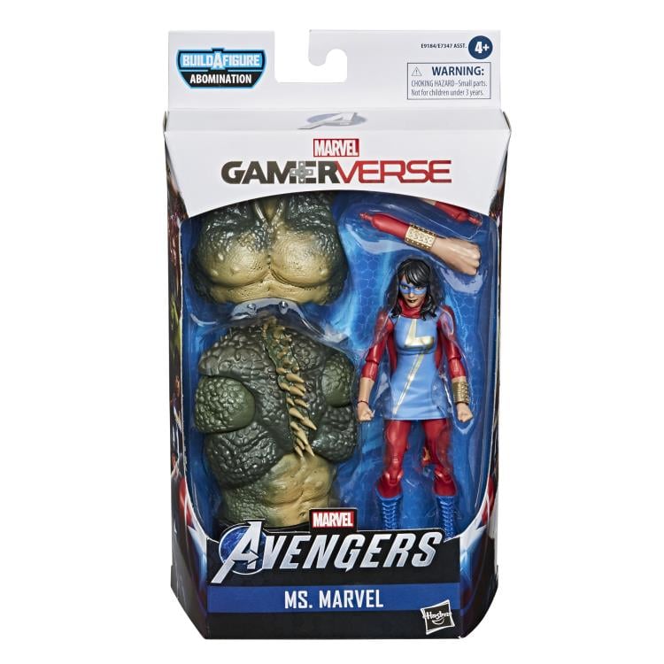 Marvel's Avengers Marvel Legends Ms. Marvel Action Figure (Abomination BAF) Gallery Image 4