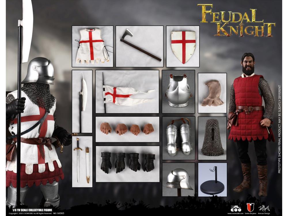 Order of the Sacred Garter Feudal Knight & Baron Knight 1/6 Scale Figures Set Gallery Image 29