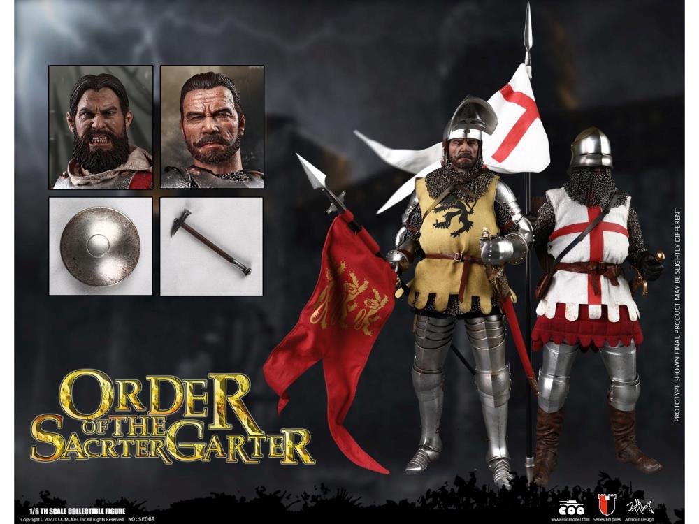 Order of the Sacred Garter Feudal Knight & Baron Knight 1/6 Scale Figures Set Gallery Image 4