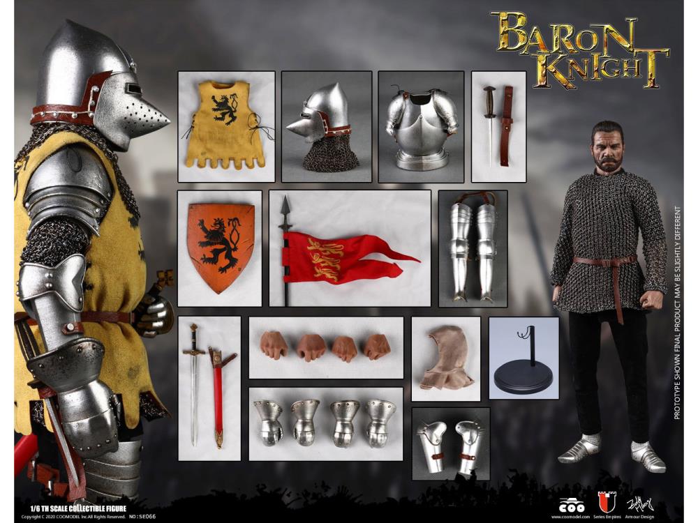 Order of the Sacred Garter Feudal Knight & Baron Knight 1/6 Scale Figures Set Gallery Image 17