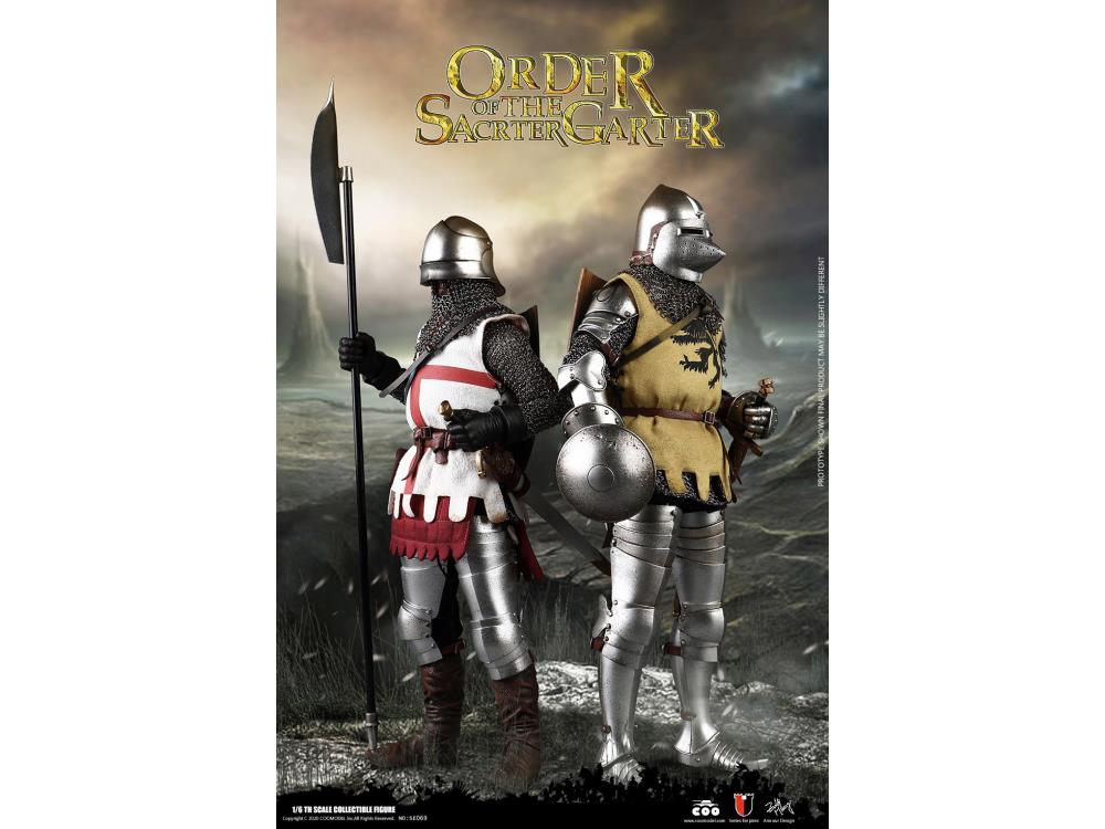 Order of the Sacred Garter Feudal Knight & Baron Knight 1/6 Scale Figures Set Gallery Image 3