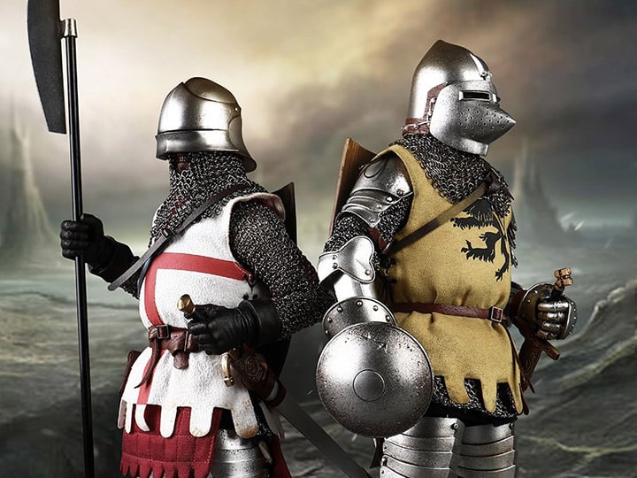 Order of the Sacred Garter Feudal Knight & Baron Knight 1/6 Scale Figures Set Gallery Image 1